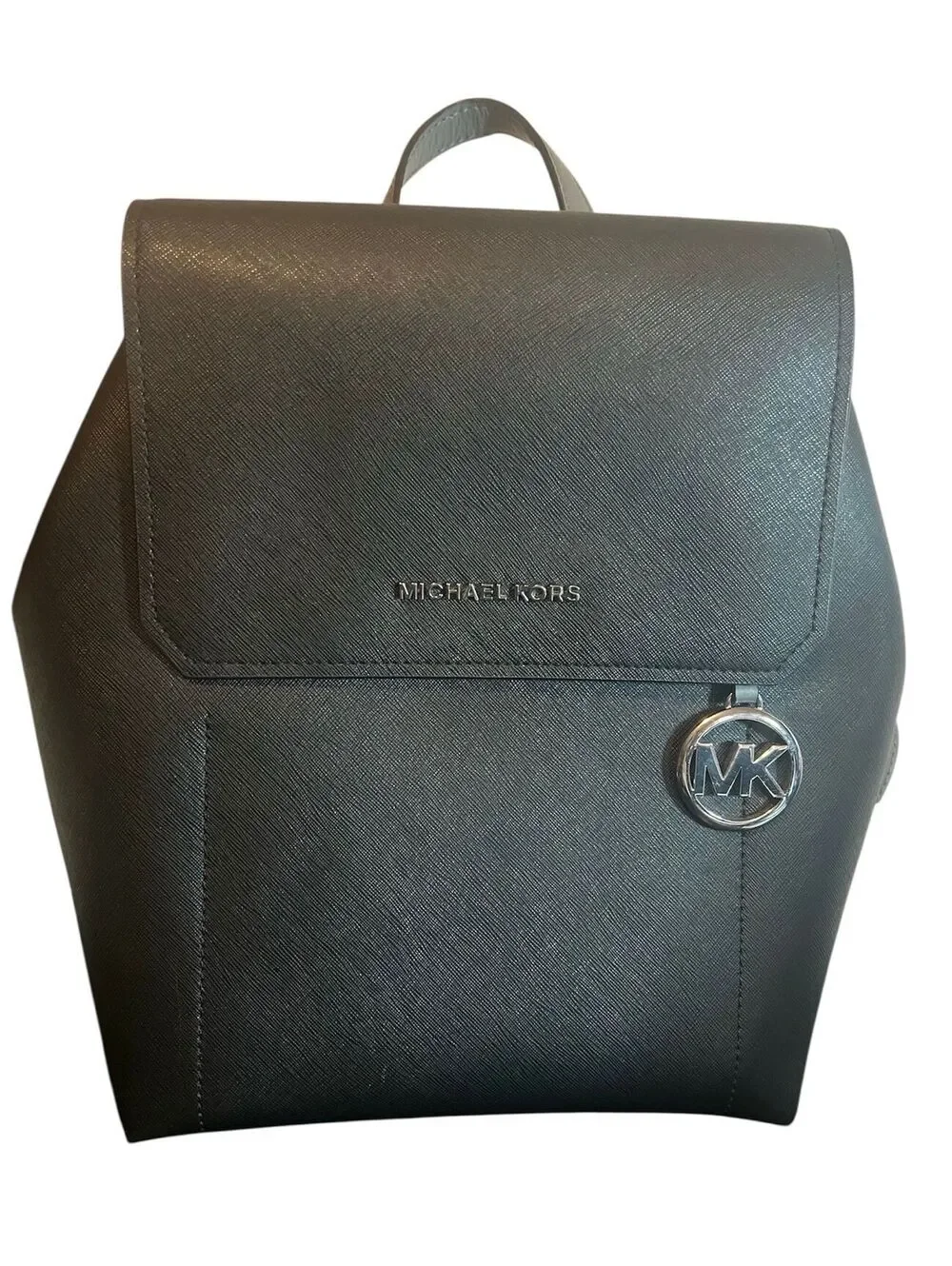 MK9. Black Michael Kors Hayes medium backpack